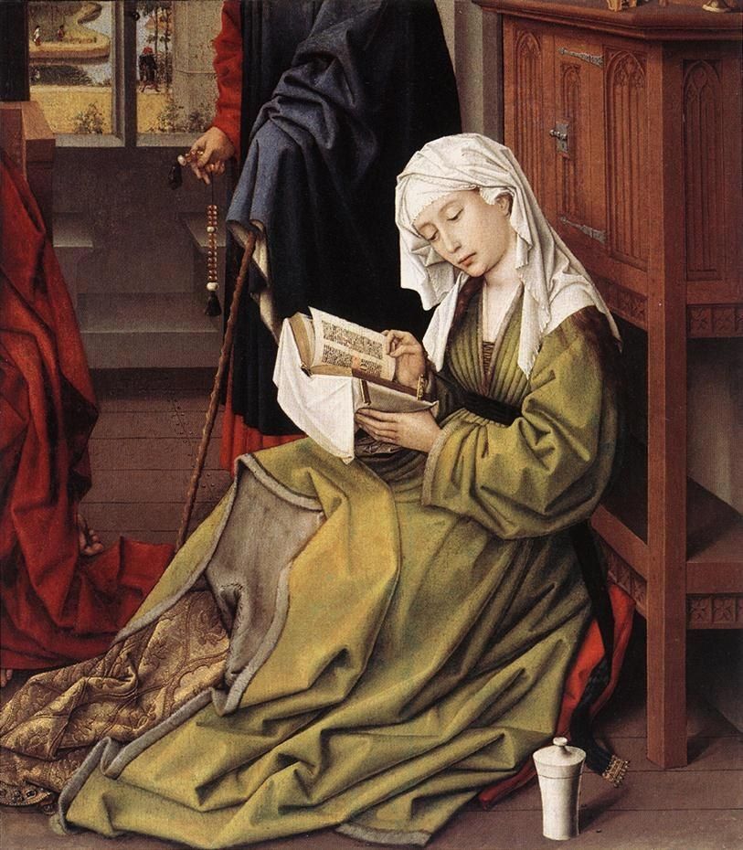 Unknown The Magdalen Reading By Weyden Rogierc
